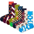 Happy socks A Wild Weeks Gift Set Half Lange Sokker 7 Par