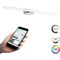 Eglo Tabiano-Z, Kromfarget, Hvit, Plast, Stål, IP44, Rektangel, LED, 21,5 W