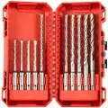 Milwaukee DRILL SDS PLUS M2 SET 10pcs /5-6-6x110mm - 6-6-8-8-10-12-14x160mm/