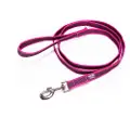 Julius-K9 C&G - Super-grip leash rosa/grey 20mm/2.0m with handle