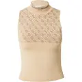 GUESS for woman. W3YR26Z37K0 Top dot 4G logo (M), Brown, Casual, Viscose, Sleeveless / Straps