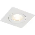 QAZQA Moderne innfelt spotlight hvit firkantet IP44 - Xena