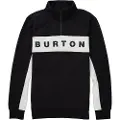 Burton Lowball 1/4 Zip Half-Zip Fleecegenser svart