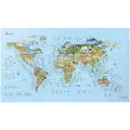 Awesome Maps Surftrip Best Surf Beaches Of The World Original Colored Edition Kart