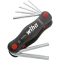 Wiha 351 PK7, L-formet hex-nøkkelsett, Metrisk, 7 stykker, 1.5,2,2.5,3,4,5,6 mm