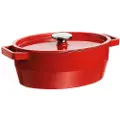 Pyrex Casserole 5.8L oval cast iron 33cm/red 33SC5AC33