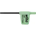 Wiha 27619, L-torx-nøkkel, 10IP, Sort, Grønn, Kromvanadiumstål, 74 mm, 24 mm