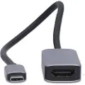 Nedis Usb-c Hann Til Hdmi Hunn Adapter Usb 3.2 Gen 1 8k Nikkelbelagt Pvc 0.2 M 60hz