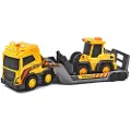 Dickie Toys Volvo Lastebil Med Gravemaskin Lys Og Lyd 32 Cm