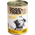 Dogs'n Tiger Økonomipakke Dogs'n Tiger Adult 12 x 400 g – høns og gulrot