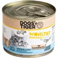 Dogs'n Tiger økonomipakke Dogs'n Tiger Adult Cat 12 x 200 g – Godhet kylling og laks