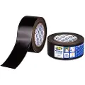 Hpx PE film tape, sort uv, 60mm x 25m