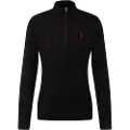 Ralph Lauren for man. 710810841006 Cotton jumper in black ecru knitted jersey (M), Casual
