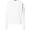 Ralph Lauren for woman. 211943006001 White crew neck sweatshirt (M), Casual, Cotton