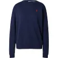 Ralph Lauren for woman. 211943006002 Navy crew neck sweatshirt (L), Casual, Cotton