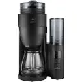 Melitta 1030-01, Kaffebrygger (drypp), 1,25 l, Kaffe bønner, Malt kaffe, Innebygd kaffekvern, 1130 W, Sort