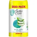 Satin Care Accessories Shaving Gel Aloe Vera 2x200 ml