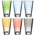 Leonardo Optic, Assorterte farger, Glass, 6 stykker, Kjegle, 300 ml, 80 mm