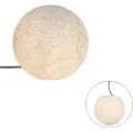 QAZQA Moderne utelampe grå 35 cm IP65 - Nura