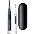 Oral-B iO Series 5 Duo elektriske tannbørster - svart og hvit