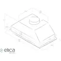 Elica Era GR/A/80 - Panser - hvelv - Nisje - bredde: 69.5 cm - dybde: 26 cm - ekstraksjon og resirkulasjon (-) - sølv