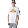 New Era Nba Colour Block Os Los Angeles Lakers Kortarmet T-skjorte