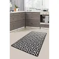 Conceptum Hypnose Conceptum HypnoseTeppe Black patternedSvartGlattvevde tepperFra Homeroom