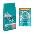 Purina One Adult - Laks & Fullkorn - 9,75 kg