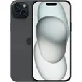 Apple iPhone 15 Plus - 5G smartphone - dobbelt-SIM / Internminne 128 GB - OLED-display - 6.7 - 2796 x 1290 pixels - 2x bakkameraer 48 MP, 12 MP - front camera 12 MP - svart