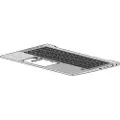 HP - Erstatningstastatur for bærbar PC - bakbelysning - Dansk/norsk/finsk - med toppdeksel - for EliteBook 840 G8 (privacy)