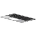 HP - Erstatningstastatur for bærbar PC - bakbelysning - Norsk - med toppdeksel - for EliteBook x360 1030 G4 (Privacy)