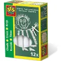 SES Creative Chalk - White 12 pcs.