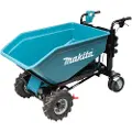 Makita DCU603Z Batteridrevet trillebår 2X18V Li-ion, med tippefunksjon, BL-motor, 3-trinns, maks belastning 300kg, 124kg Uten batterier og lader!