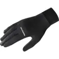 Salomon Cross Warm U, Skihansker, Deep Black