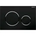 Geberit 115.882.KM.1, Skylleplate, Sort, Kromfarget, Geberit, 246 mm, 12 mm, 164 mm