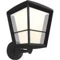 Signify Hue Econic - Vegglampe - LED-lyspære - 15 W (ekvivalent 79 W) - klasse A - 2000-6500 K - svart