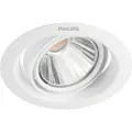 Signify Funksjonell Innfelt Pomeron-lampe, Innsunket spotlight, Ikke-utskiftbare pærer, 1 ampuller, LED, 2700 K, Hvit