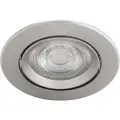 Signify Funksjonell Innfelt Sparkle-lampe, Innsunket spotlight, Ikke-utskiftbare pærer, LED, 2700 K, 350 lm, Nickel