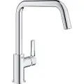GROHE QuickFix Start, Standard, Kromfarget, Joystick/Styrepinne, Single/enkelt, 3/8, Keramisk