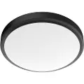 Signify Doris CL257 taklampe, rund, svart, IP44, 1500 lm, 2700K