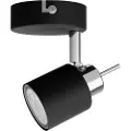 Signify Meranti-spotlys til tak/vegg, Overflateegnet, GU10, 1 ampuller, 220-240 V, Sort