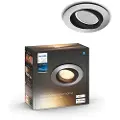 Philips Hue White Ambiance Milliskin Indbygningsspot - Rund Alu BT
