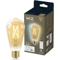 WiZ Connected Filament Edison ST64 E27, ravfarget