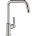 GROHE 30470DC0, Standard, Stål, Kran-håndtak, Single/enkelt, Super steel, Type U