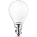 Signify LEDs Candles & Luster - LED-lyspære - form: P45 - mattslipt finish - E14 - 6.5 W (ekvivalent 60 W) - klasse E - varmt hvitt lys - 2700 K