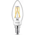 Signify SceneSwitch - LED-lyspære - form: pære - E14 - 5 W (ekvivalent 40 W) - klasse F - varmhvitt/flammelys - 2200/2500/2700 K