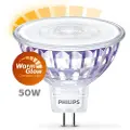 Signify - LED-pære for søkelys - GU5.3 - 7 W (ekvivalent 50 W) - klasse F - varmt hvitt lys - 2200-2700 K