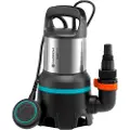 Gardena 16000, 450 W, 0,7 stang, 16000 l/t, IPX8, Sort, Rustfritt stål