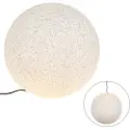 QAZQA Moderne utendørslampe grå 56 cm IP65 - Nura