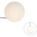QAZQA Moderne utendørslampe hvit 35 cm IP65 - Nura